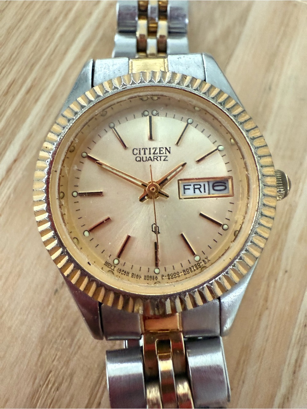 Citizen ladies two tone presidential style watch NEW BATTERY
